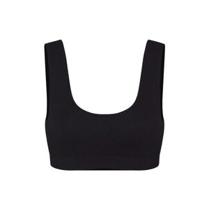 ETERNE SOFT JERSEY SPORTS BRA BLACK SIZE SMALL NWT
